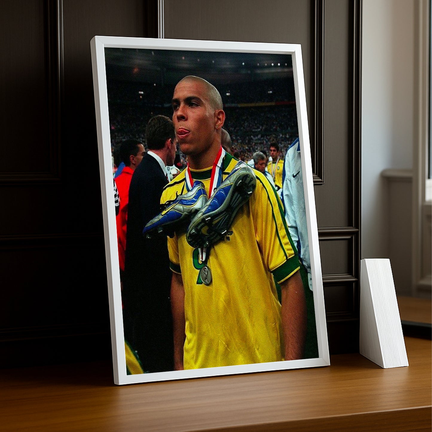 Poster encadrée Brazil - Ronaldo 9