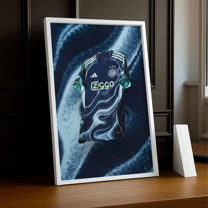 Poster Maillot Football - Ajax Amsterdam 2025-2026