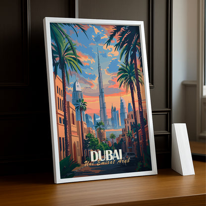 Cadre photo Dubai Uni Emirat Arab