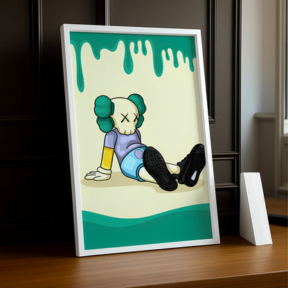 Cadre photo Kaws - Gluant