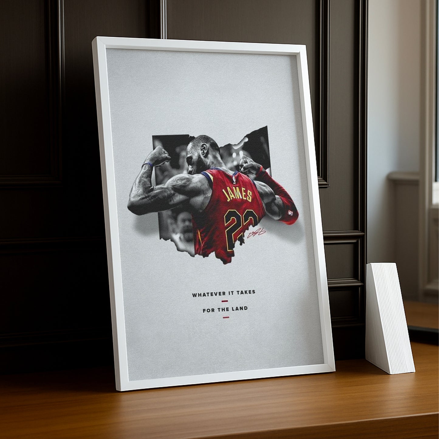 Cadre photo NBA - Lebron James Whatever It Takes