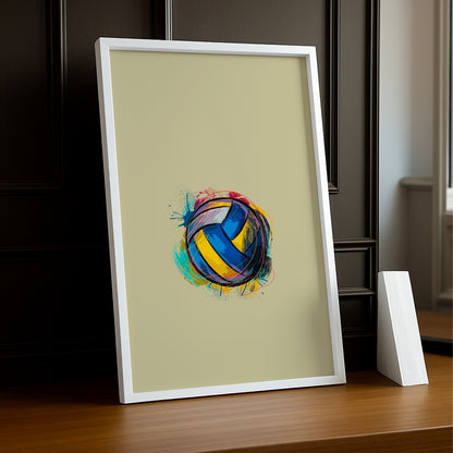 Cadre photo Volley-Ball - Illustration