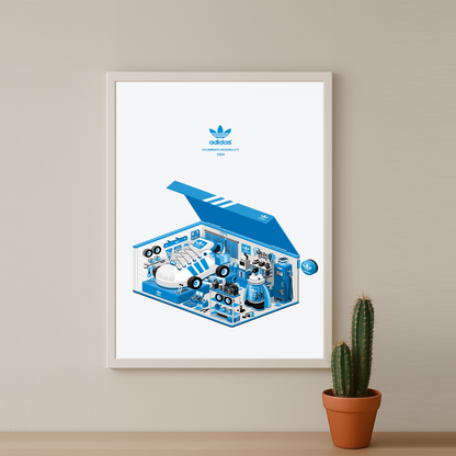 Cadre photo Adidas - Sneakers