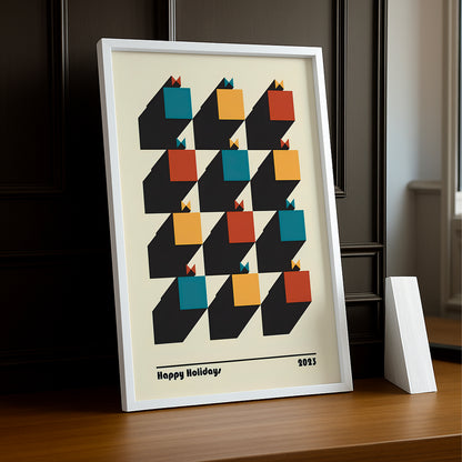 Cadre photo Bauhaus Happy Holidays 2023