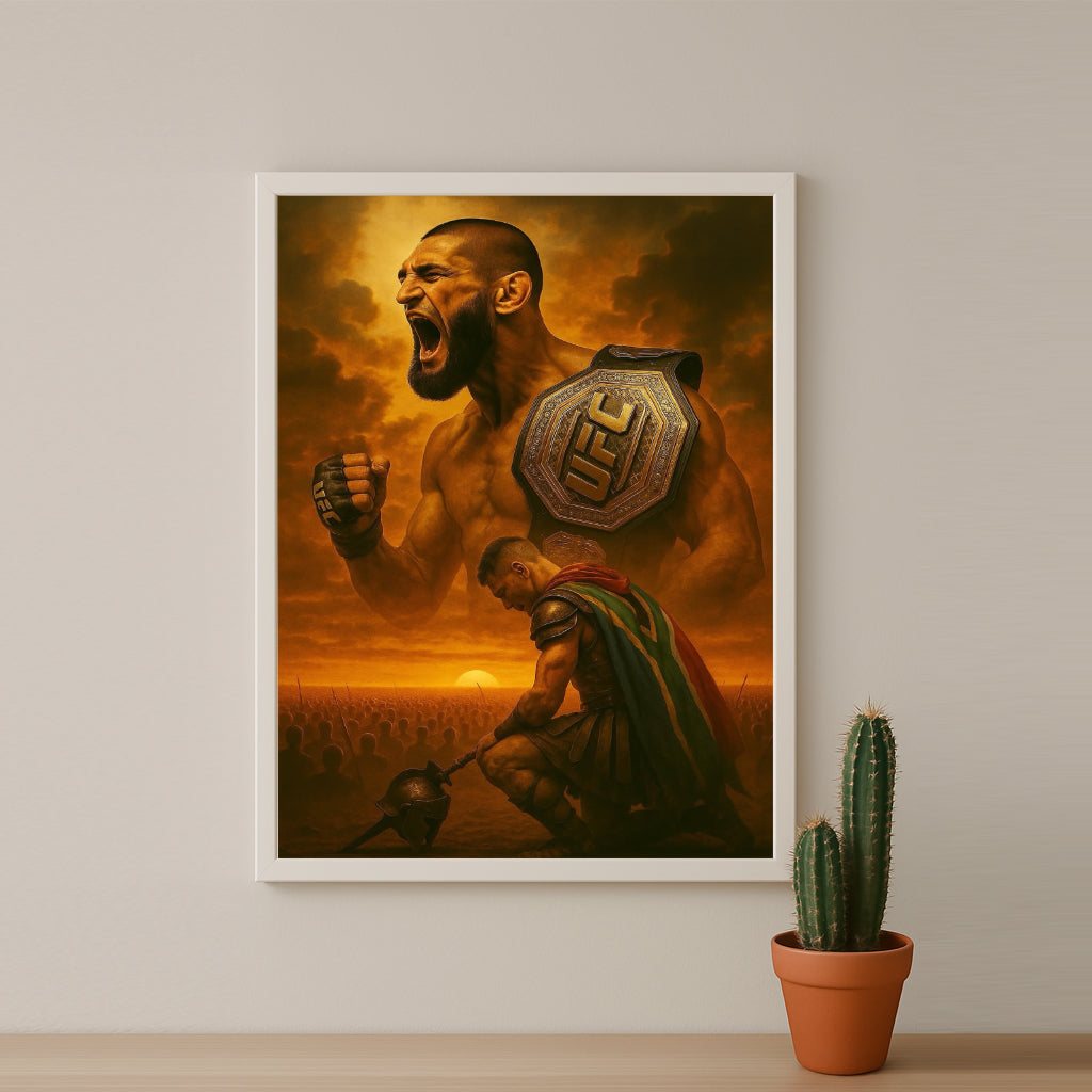 Poster UFC - Khamzat Chimaev Champion