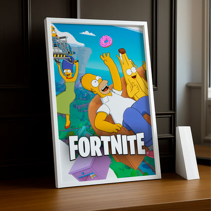 Cadre Photo Fortnite x Simpsons