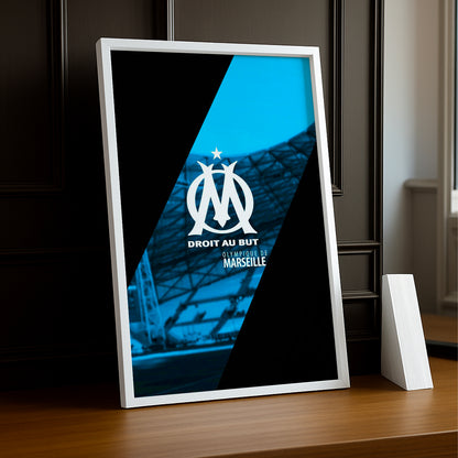 Cadre Photo Olympique de Marseille - Aesthetic