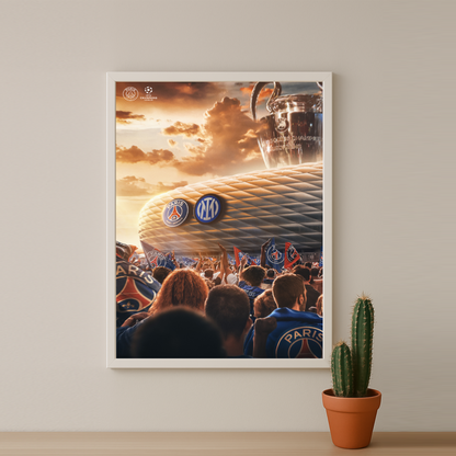 Cadre photo Paris Saint-Germain vs Inter Milan