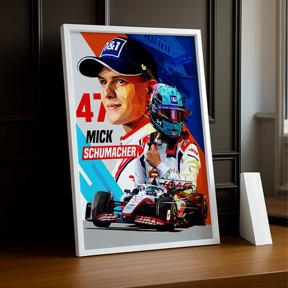 Cadre photo Mick Schumacher Formule 1