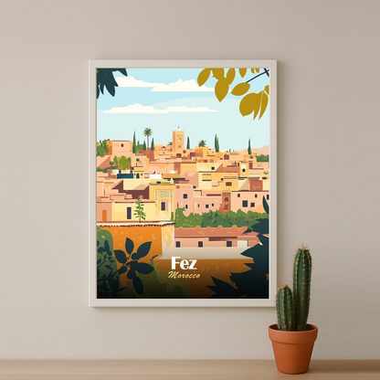Fez Maroc - Poster