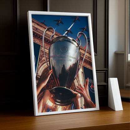 Cadre photo Paris Saint-Germain Ligue des champions