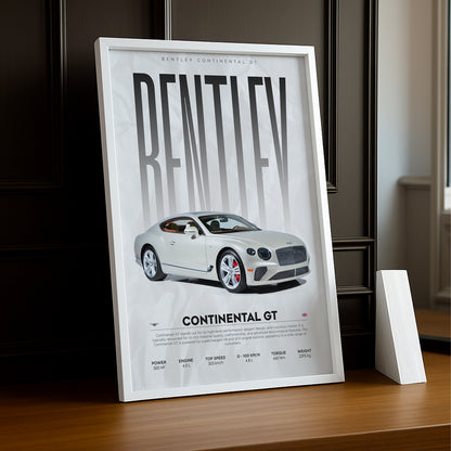 Cadre photo Bentley Continental GT