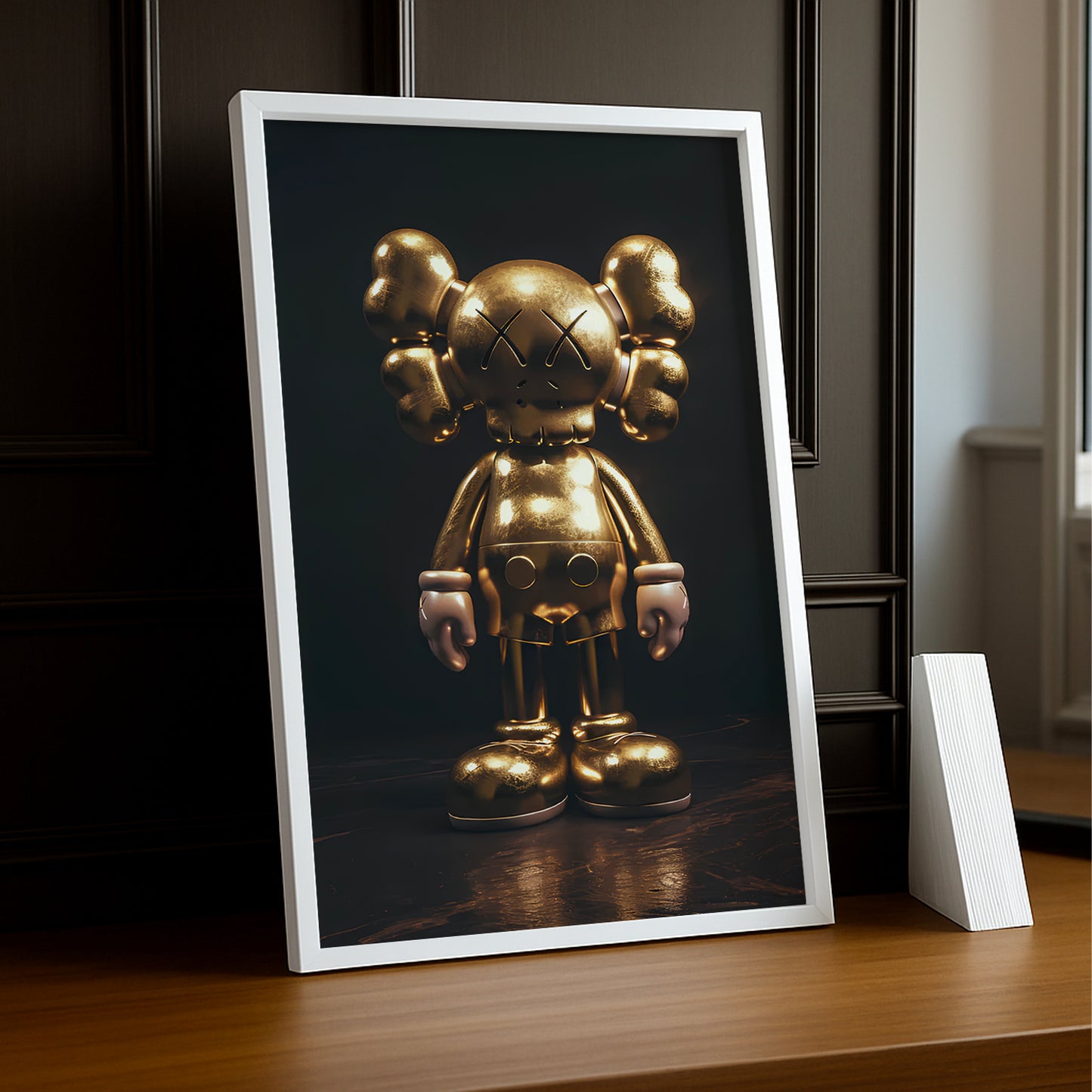 Cadre photo Kaws - Golden Companion
