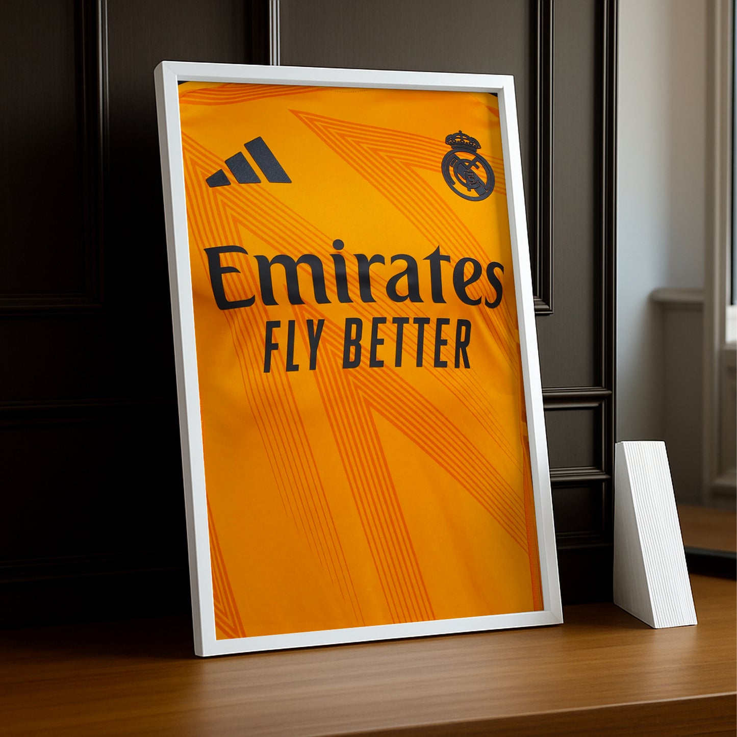 Cadre photo Maillot de Real Madrid extérieur