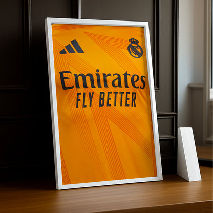 Cadre photo Maillot de Real Madrid extérieur
