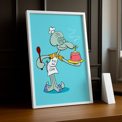 Cadre Photo Bob L'Éponge - Carlo Kiss The Cook