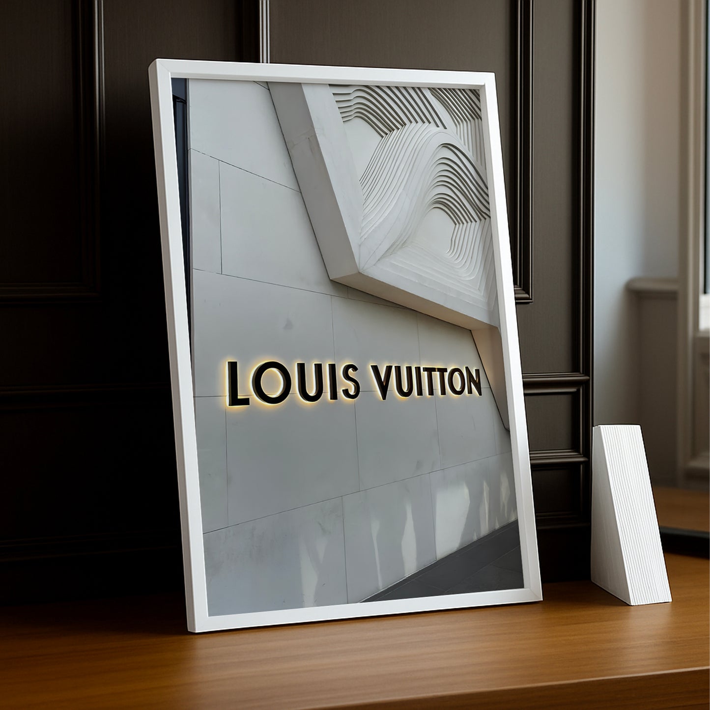 Cadre photo Louis Vuitton devanture