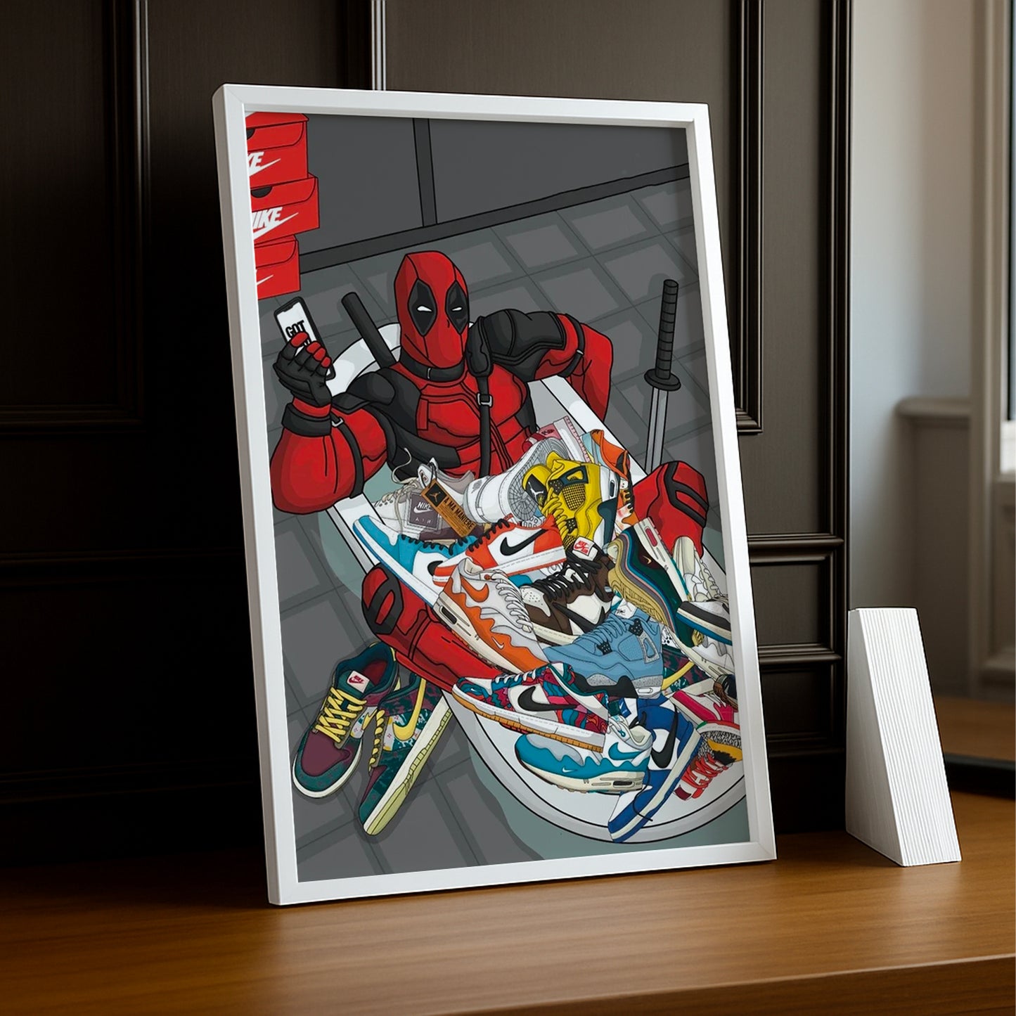 Cadre Photo Nike - Deadpool