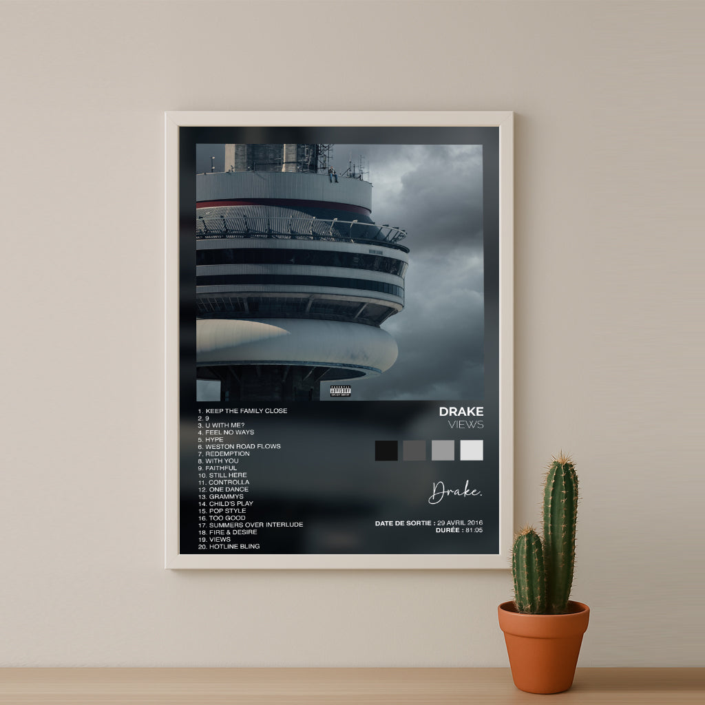 Poster Drake - Album Views