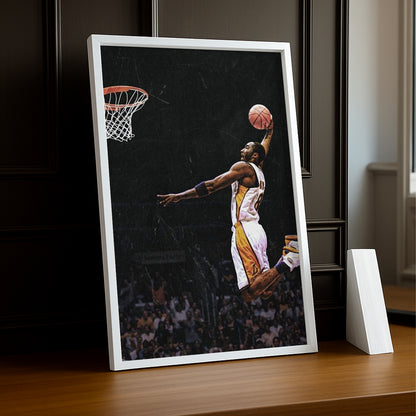 Cadre photo NBA - Kobe Bryant Dunk