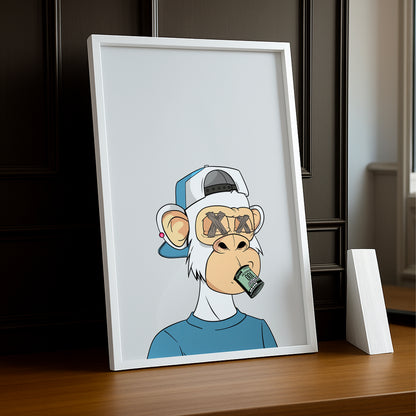 Cadre photo Bayc Ape Dollars