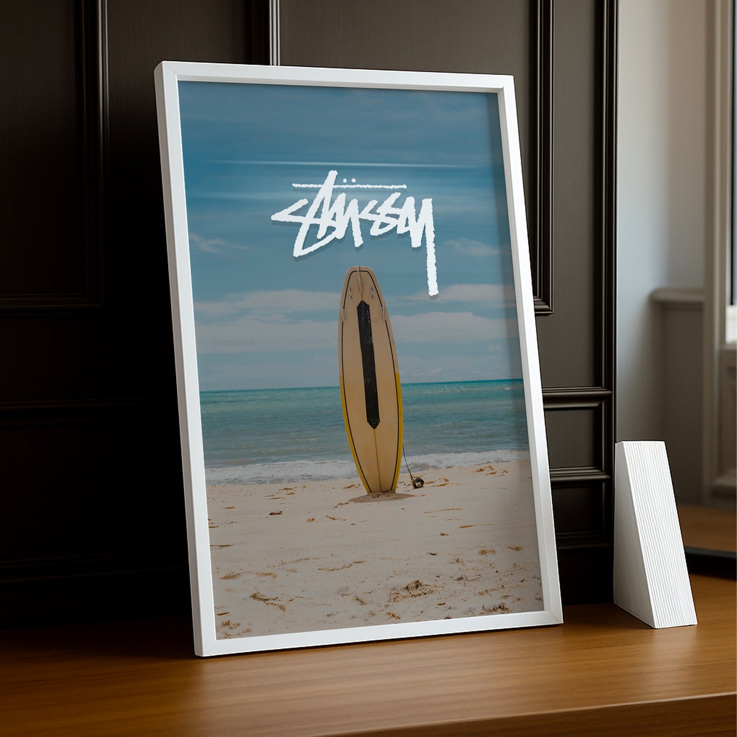 Cadre photo Stüssy - Planche de Surf