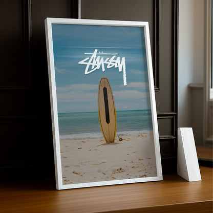 Cadre photo Stüssy - Planche de Surf
