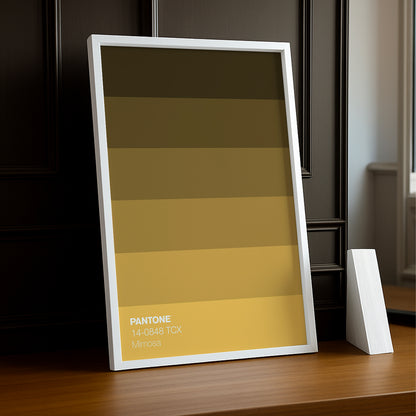 Cadre Photo Pantone Dégradé - Mimosa