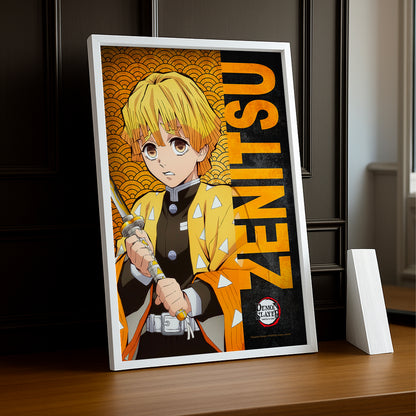 Cadre Photo Demon Slayer - Zenitsu