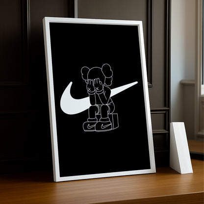 Cadre photo Kaws x Nike