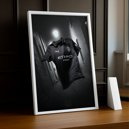 Cadre photo - Maillot Manchester City Extérieur 25-26