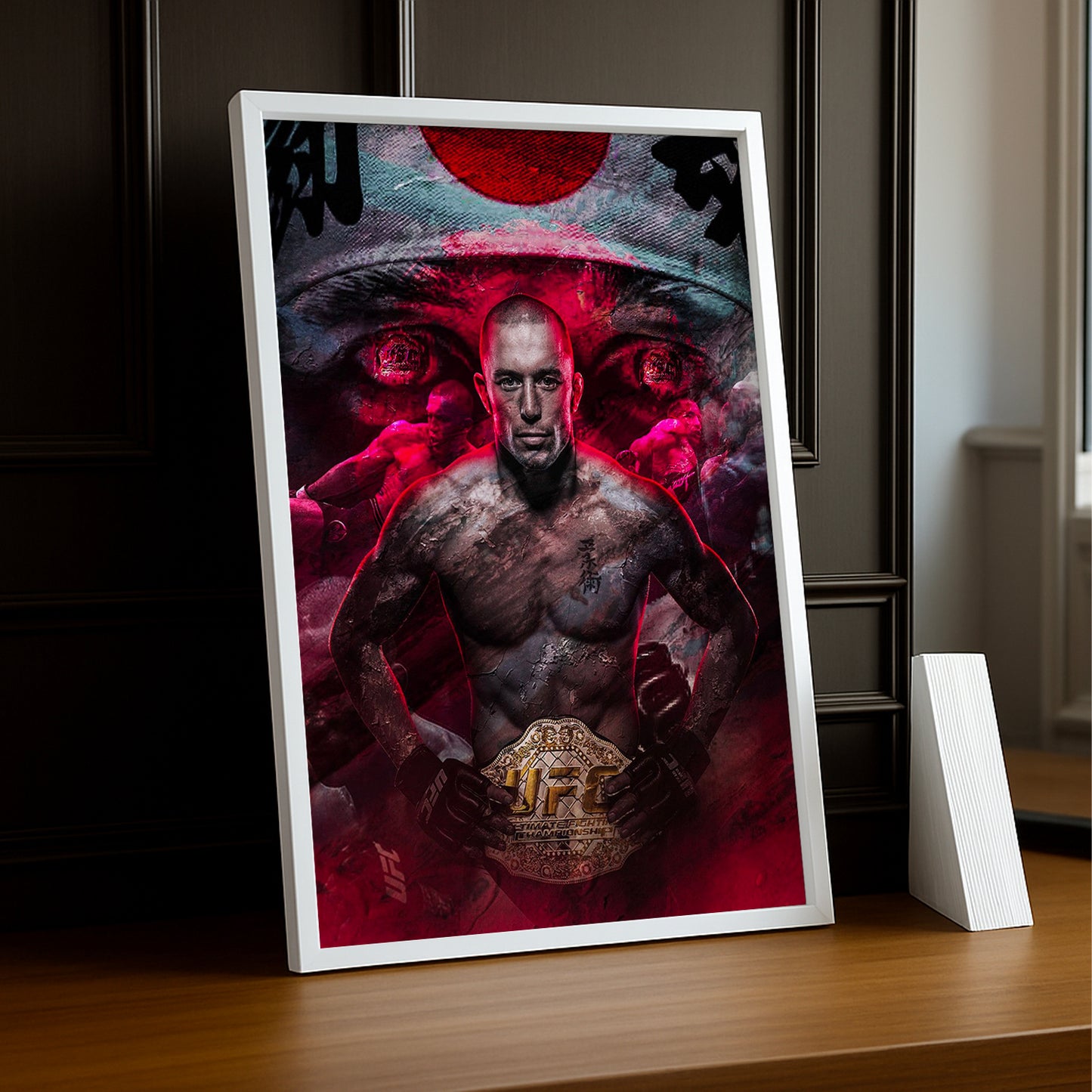 Cadre photo UFC - Georges Saint Pierre