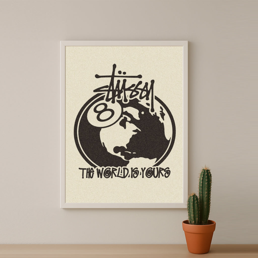 Poster Stüssy - The Worlds Is Yours