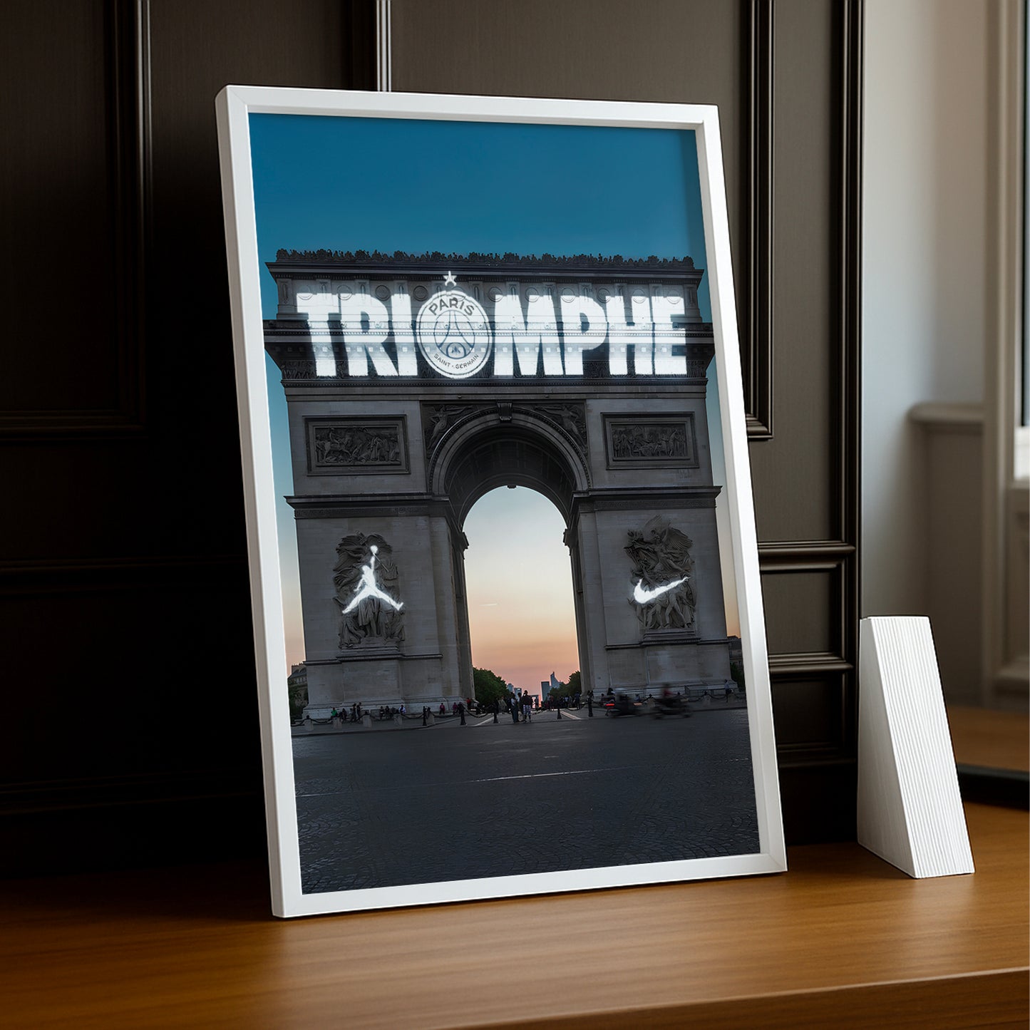 Cadre photo PSG Triomphe