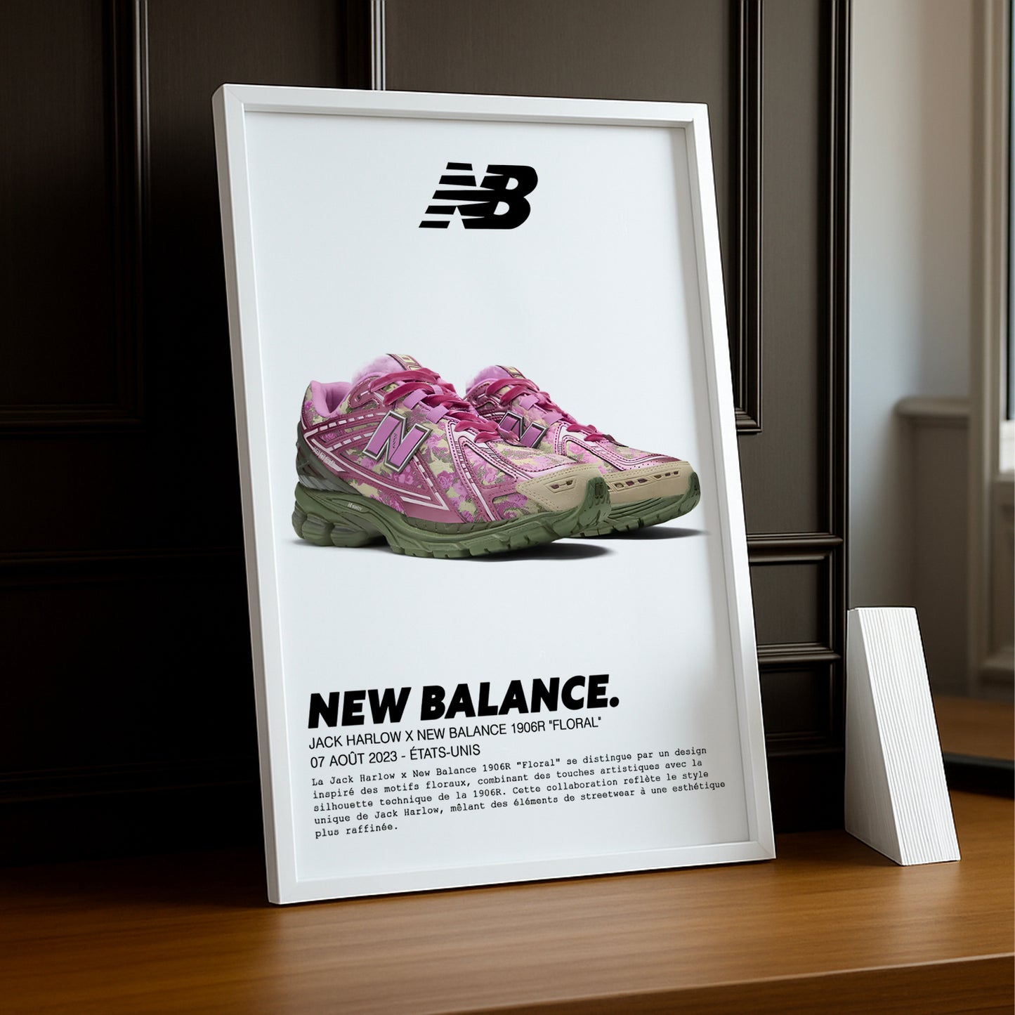 Cadre photo Jack Harlow x New Balance 1906R Floral