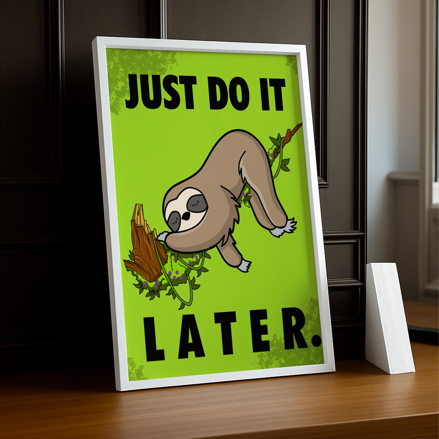 Cadre photo Just do It later Nike