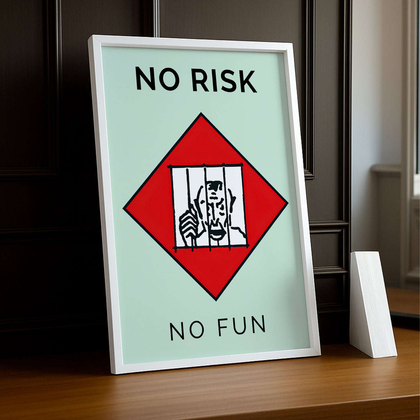 Monopoly No Risk No Fun - Cadre photo