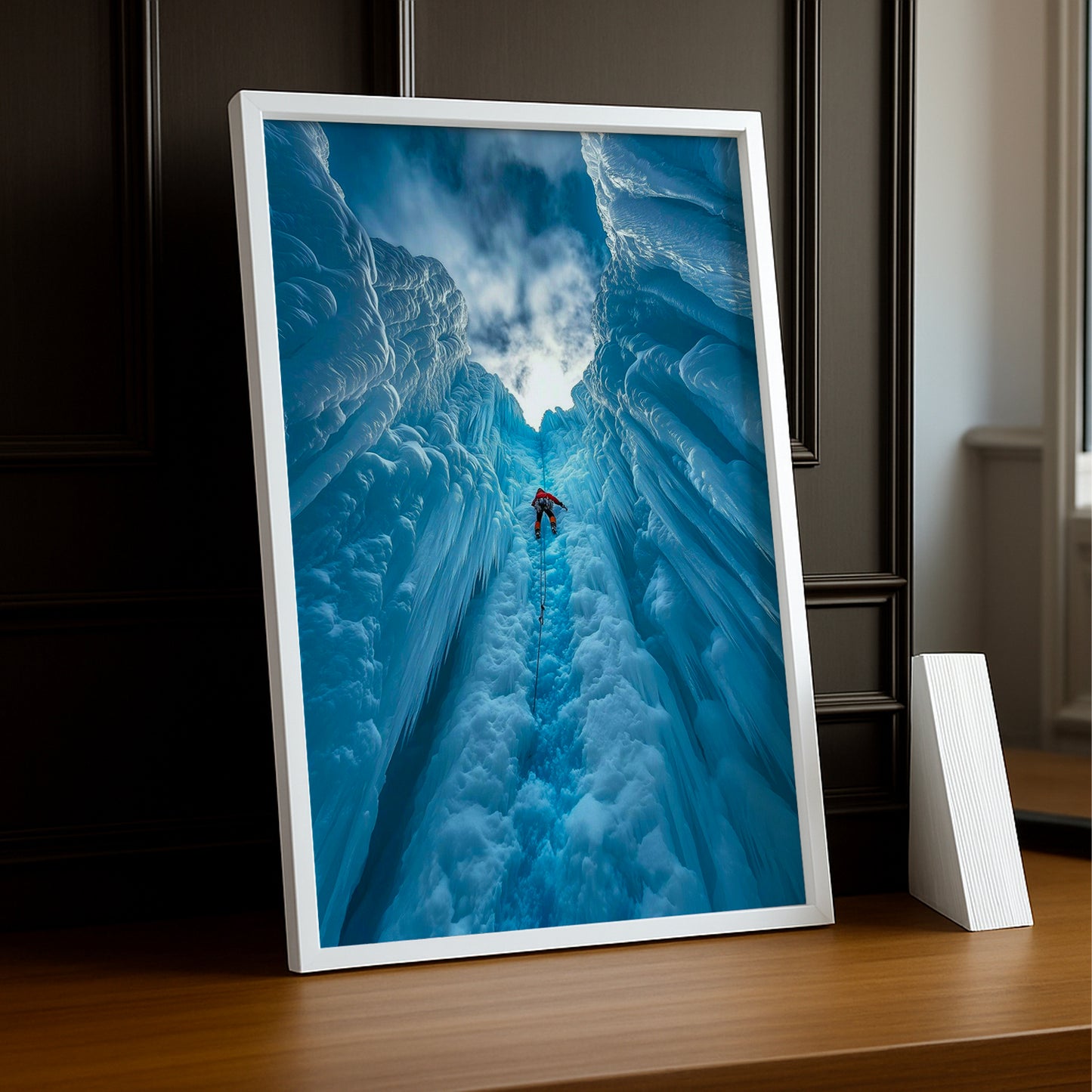 Cadre Photo Naturel - Montagne de glace