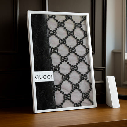 Cadre Photo Gucci - Monogramme noir