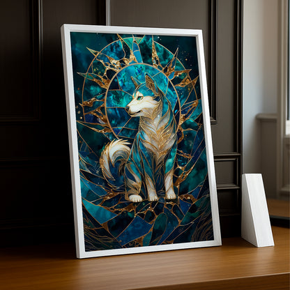 Cadre Photo Chien - Golden