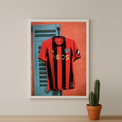Cadre photo - Maillot OGC Nice 2026