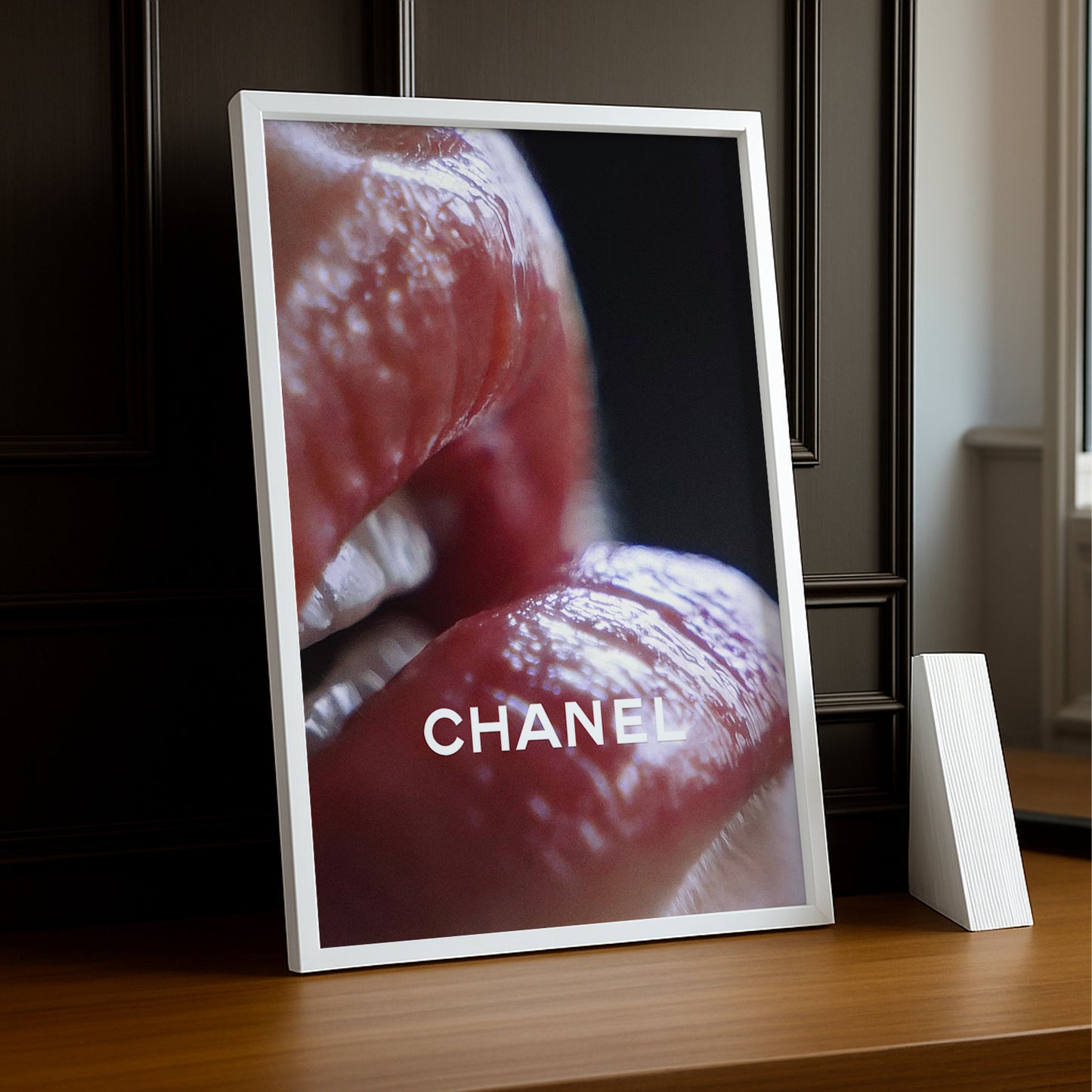 Poster Photo Chanel - Red Lips