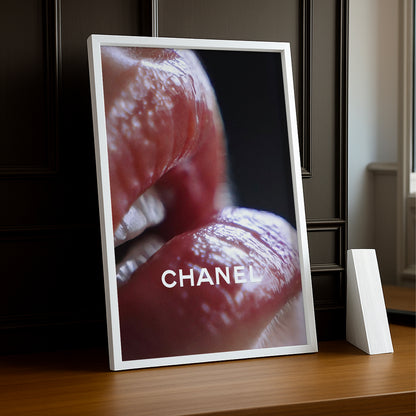 Poster Photo Chanel - Red Lips