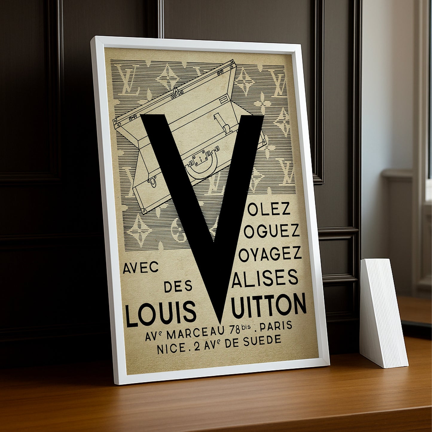 Cadre photo Louis Vuitton Volez, voyagez, voguez