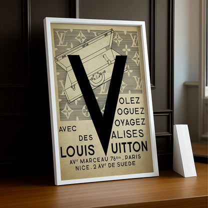 Cadre photo Louis Vuitton Volez, voyagez, voguez