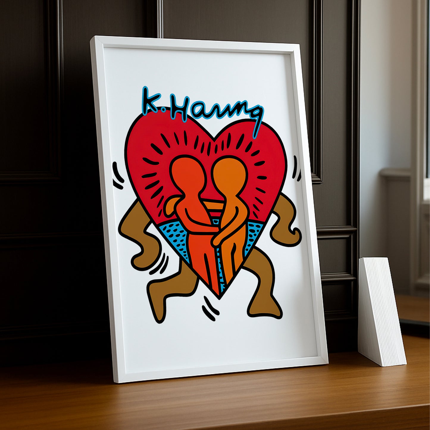 Cadre photo Keith Haring