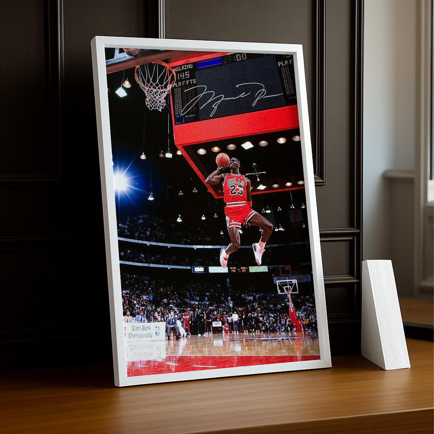 Cadre photo NBA - Michael Jordan Dunk