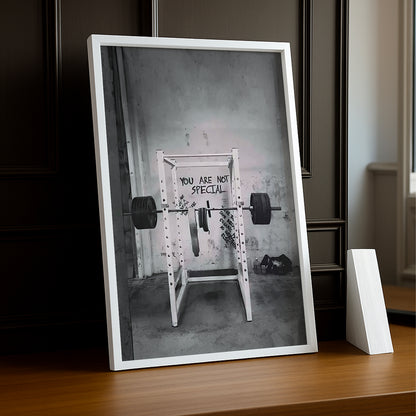 Poster Photo Musculation - You Are Not Special