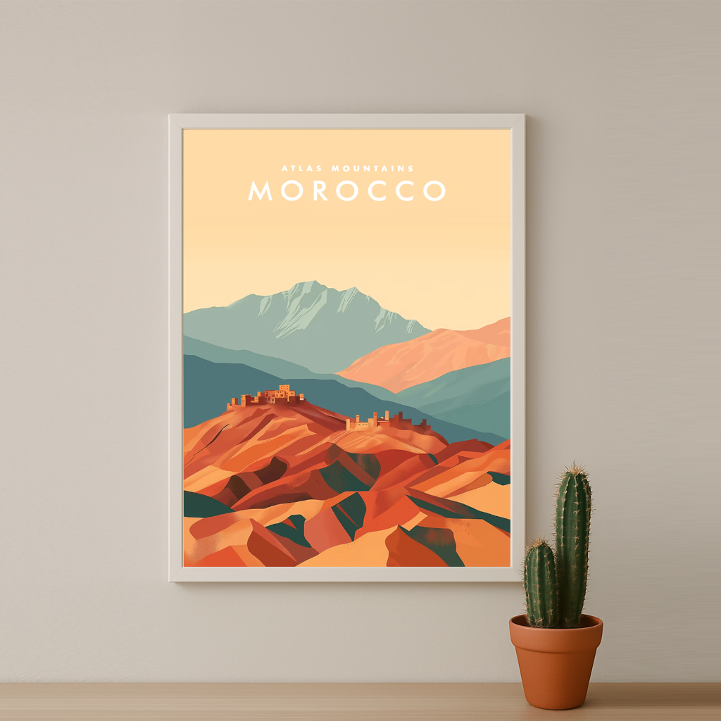 Atlas Mountains Maroc - Poster