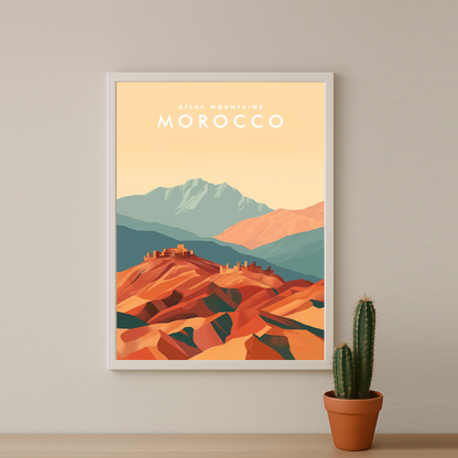 Atlas Mountains Maroc - Poster